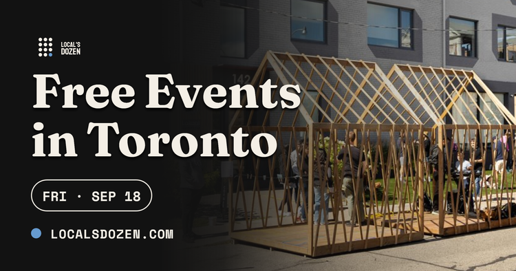 September 18, 2026 | 9 Free Events in Toronto Today