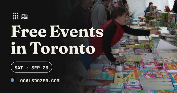 September 26, 2026 | 9 Free Events in Toronto Today