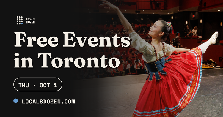 October 1, 2026 | 8 Free Events in Toronto Today