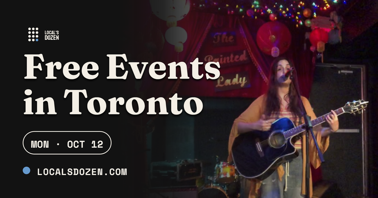 October 12, 2026 | 5 Free Events in Toronto Today