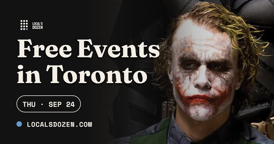 September 24, 2026 | 11 Free Events in Toronto Today
