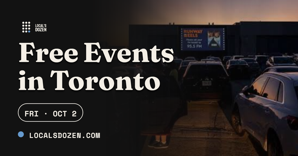 October 2, 2026 | 9 Free Events in Toronto Today