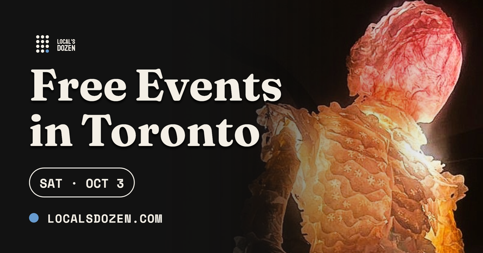October 3, 2026 | 10 Free Events in Toronto Today